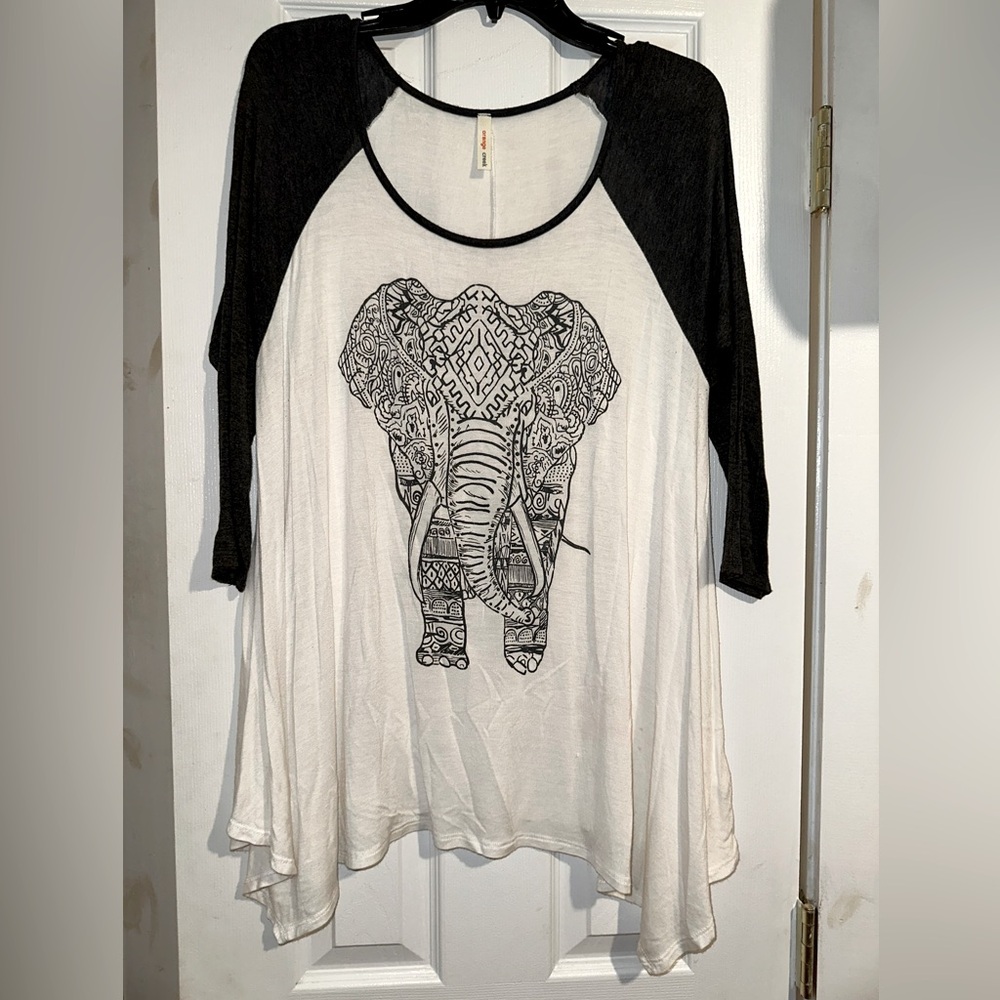 Long Sleeve Elephant Tunic